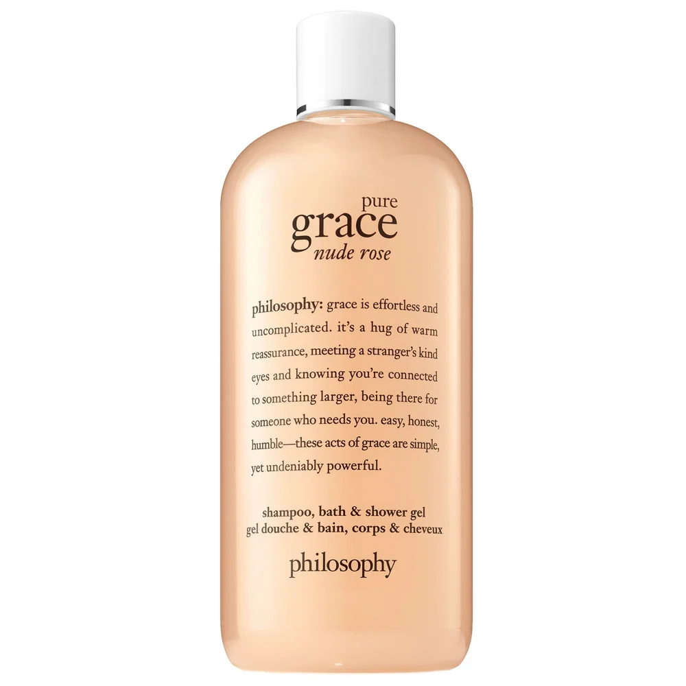 philosophy Pure Grace Nude Rose Shampoo, Bath & Shower Gel 480ml Image 1
