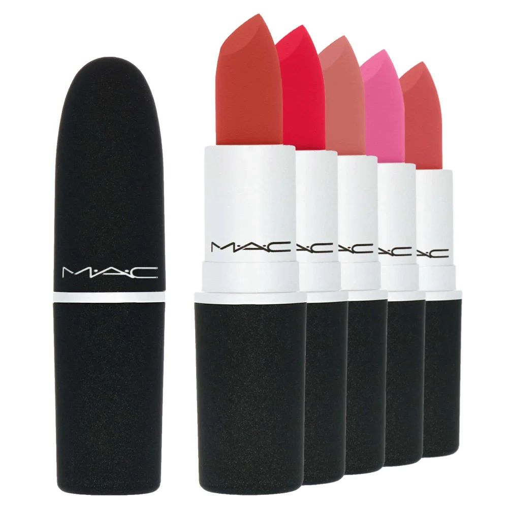 M.A.C Powder Kiss Lipstick Brickthrough 3g Image 1