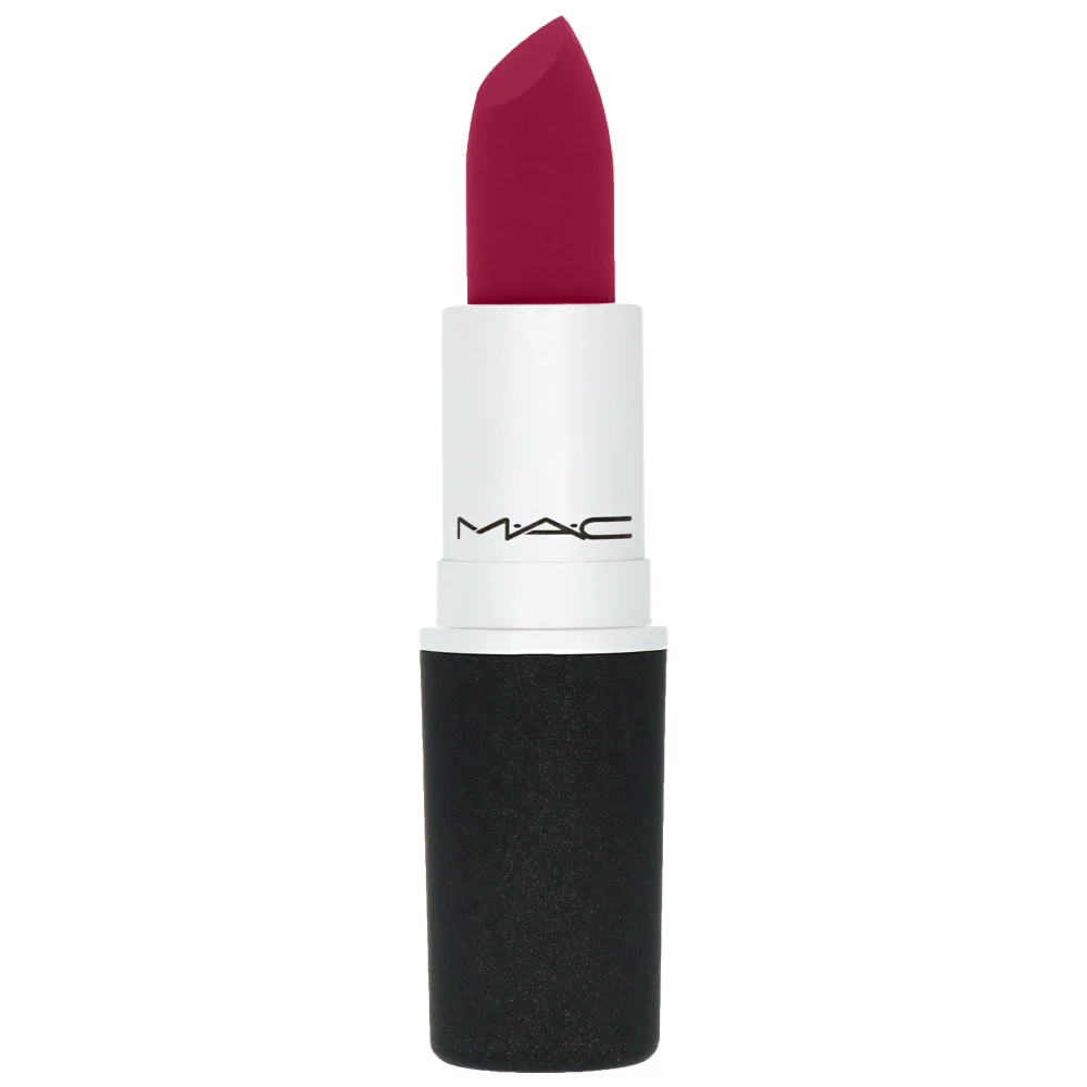 M.A.C Powder Kiss Lipstick Burning Love 3g Image 1