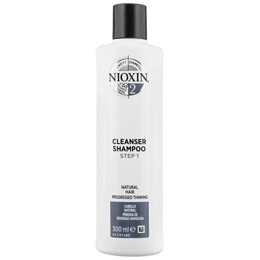 NIOXIN 3D Care System System 2 Step 1 Cleanser Shampoo: For Natural Hair With Progressed Thinning 300ml Image 1