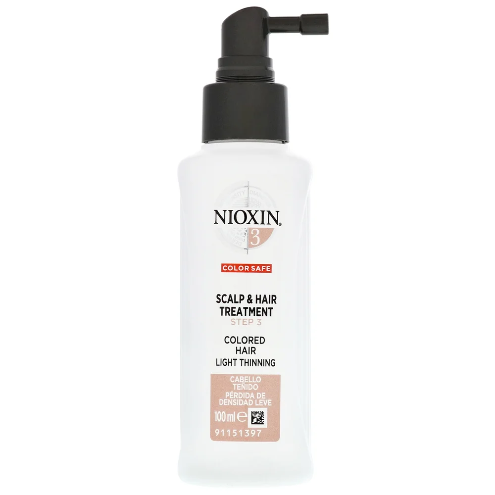 NIOXIN 3D Care System System 3 Step 3 Color Safe Scalp & Hair Treatment : For Colored Hair With Light Thinning 100ml Image 1