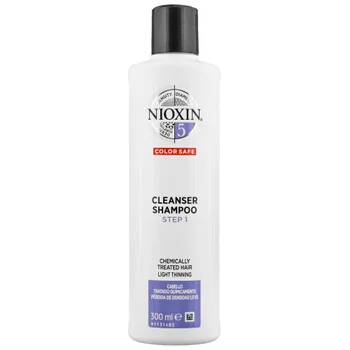 NIOXIN 3D Care System System 5 Step 1 Color Safe Cleanser Shampoo: For Chemically Treated Hair With Light Thinning 300ml