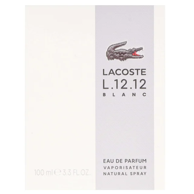 Lacoste L.12.12 Blanc Pour Lui Eau de Toilette Spray 100ml
