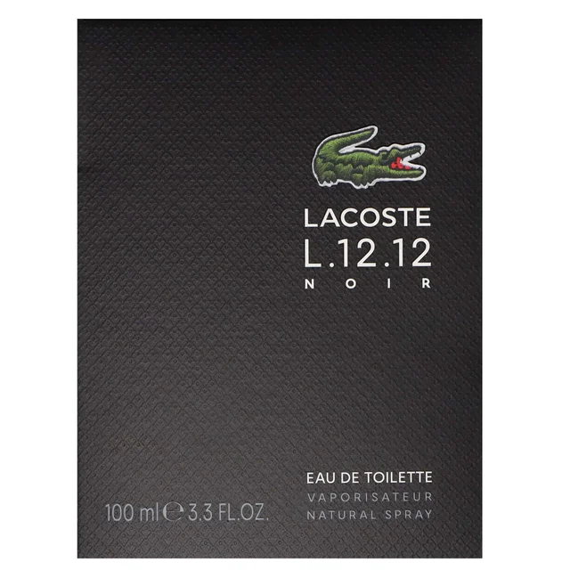 Lacoste L.12.12 Noir Pour Lui Eau de Toilette Spray 100ml