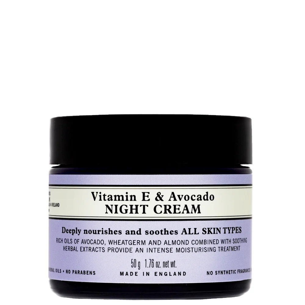 Neal's Yard Remedies Facial Moisturisers Vitamin E & Avocado Night Cream 50g Image 1
