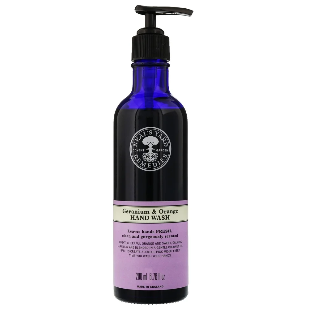 Neal's Yard Remedies Hand Care Geranium & Orange Hand Wash 200ml Image 1
