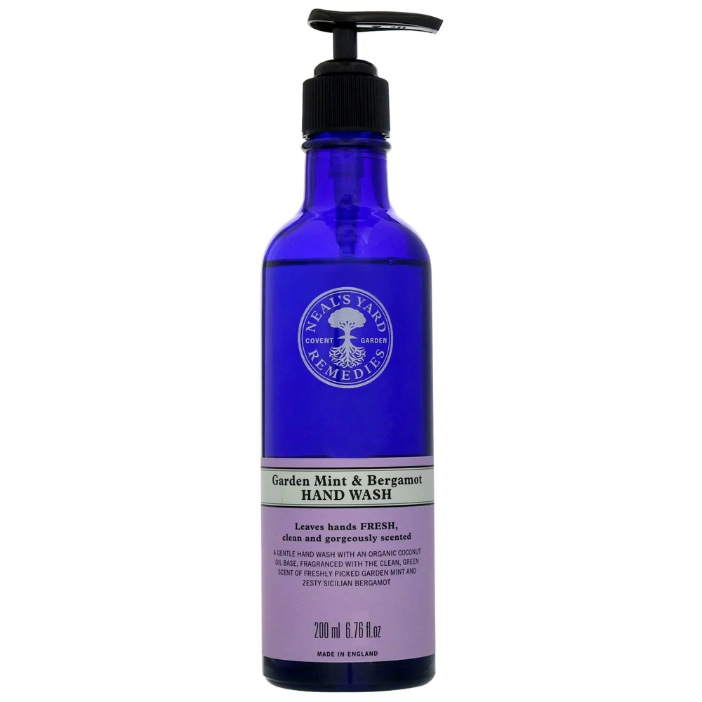 Neal's Yard Remedies Hand Care Garden Mint & Bergamot Hand Wash 200ml Image 1