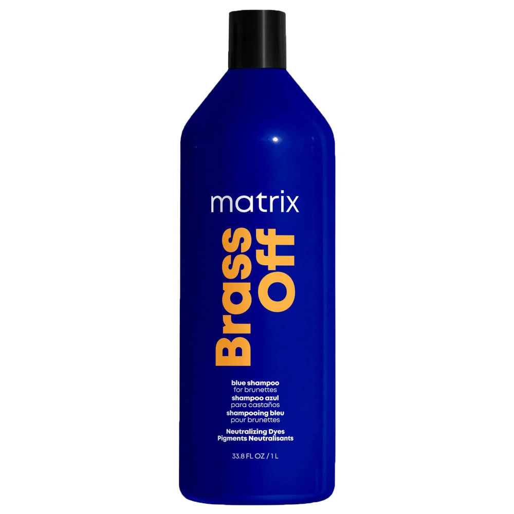 Matrix Total Results Brass Off Shampoo for Lightened Brunette Hair 1000ml Image 1