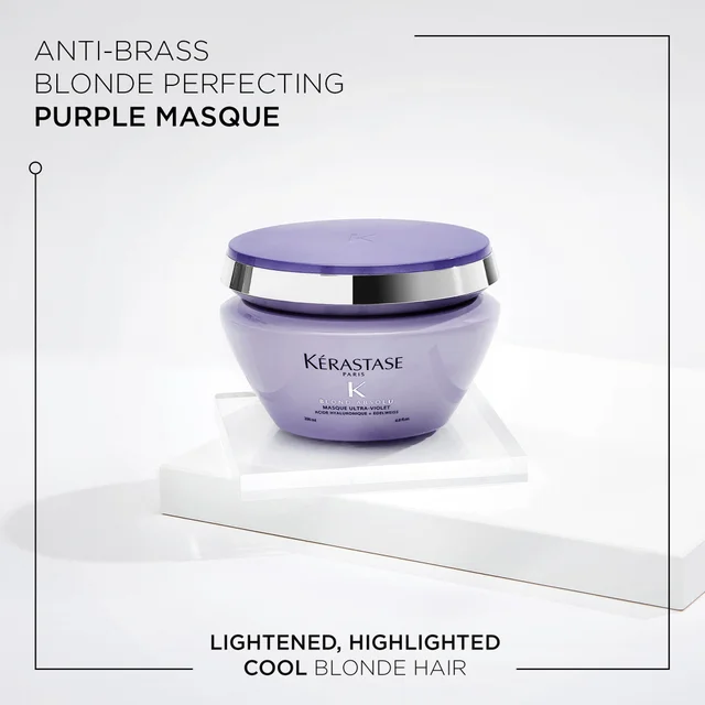Kérastase Blond Absolu Masque Ultra-Violet: Anti-Brass Blonde Perfecting Purple Masque 200ml