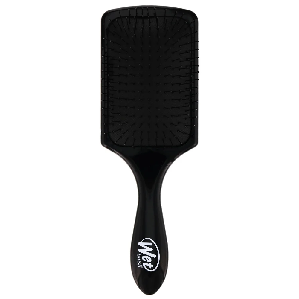 Wet Brush Detangling Paddle Detangler Solids Brush Black Image 1