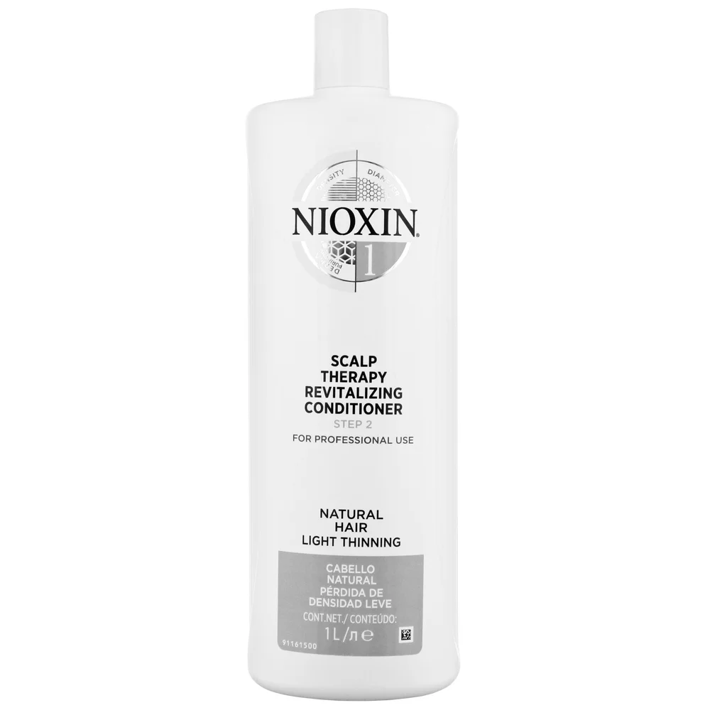 NIOXIN 3D Care System System 1 Step 2 Scalp Therapy Revitalizing Conditioner: For Natural Hair With Light Thinning 1000ml Image 1
