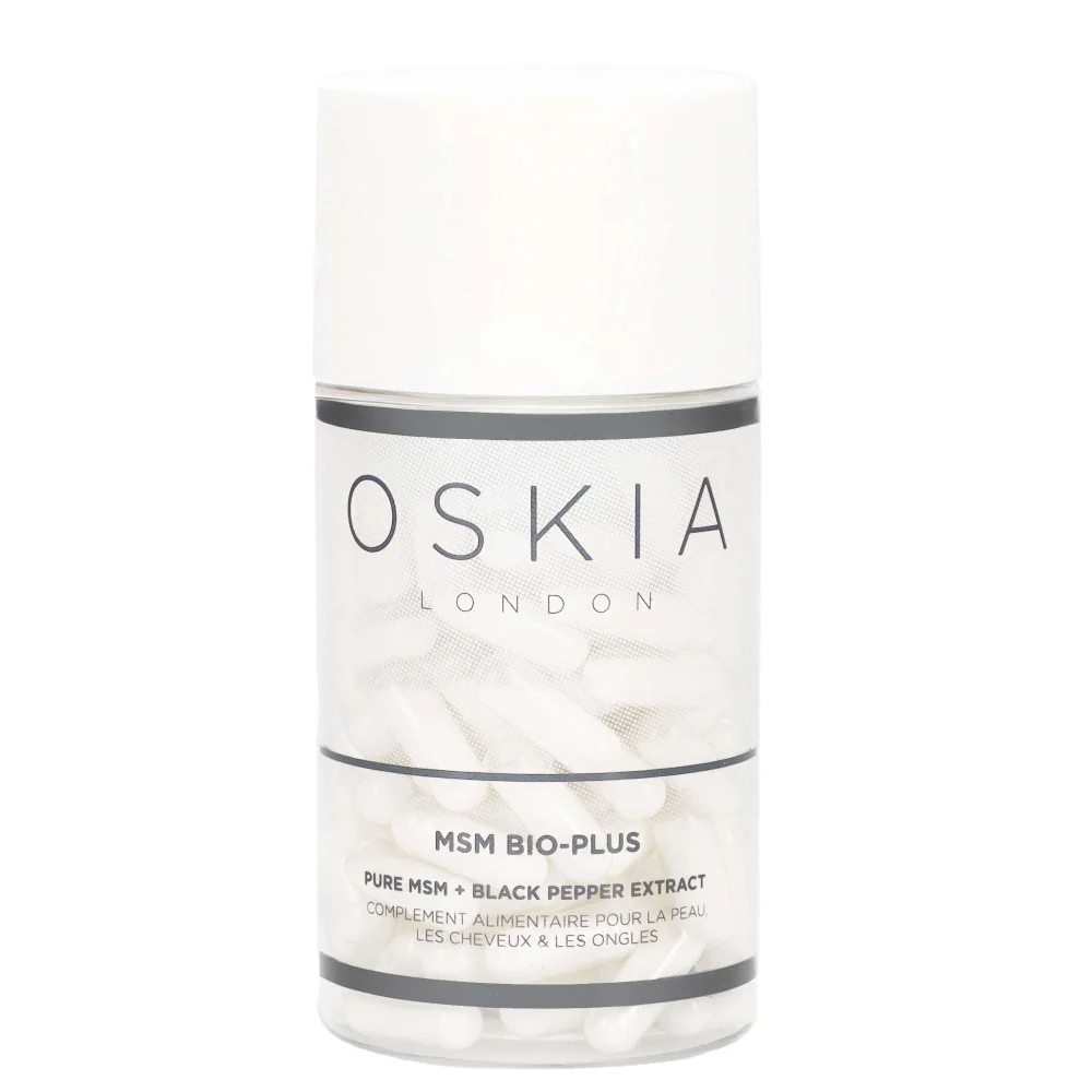 Oskia Supplements MSM Bio-Plus Pure MSM + Black Pepper Extract 120 Capsules Image 1