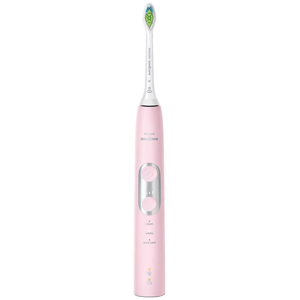 Philips Electric Toothbrushes Sonicare ProtectiveClean 6100 Sonic Electric Toothbrush Pink HX6876/29 Image 1