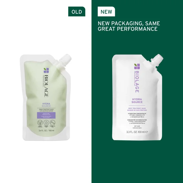 Biolage HydraSource Deep Treatment Pack for Dry Hair 100ml