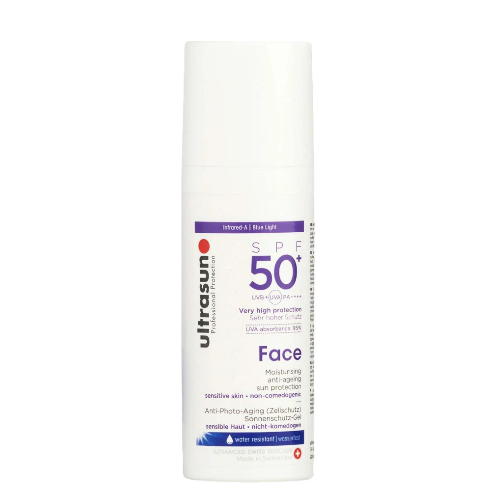Ultrasun Face Anti-Ageing Sun Protection For Sensitive Skin SPF50+ 50ml Image 1