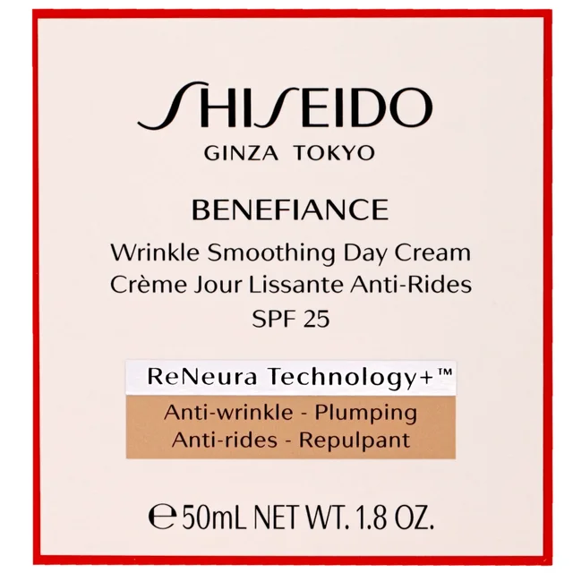 Shiseido Benefiance: Wrinkle Smoothing Day Cream SPF25 50ml / 1.8 oz.