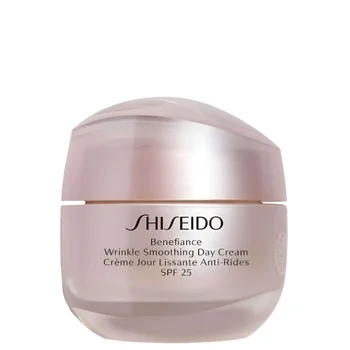 Shiseido Day And Night Creams Benefiance: Wrinkle Smoothing Day Cream SPF25 50ml / 1.8 oz.