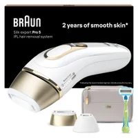 Braun IPL Silk-expert Pro 5 PL5124 IPL with 3 Extras: Precision Head, Venus Razor and Premium Pouch