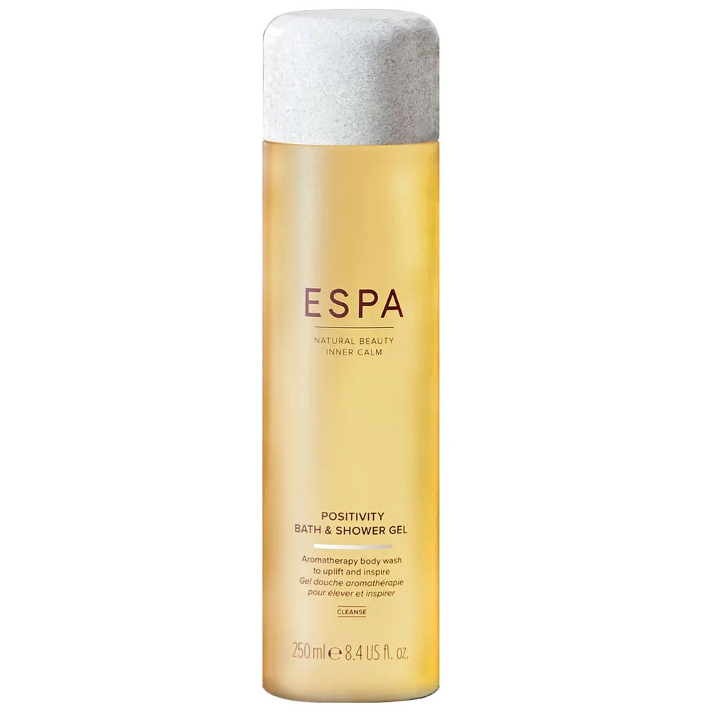 ESPA Natural Body Cleansers Positivity Bath & Shower Gel 250ml Image 1