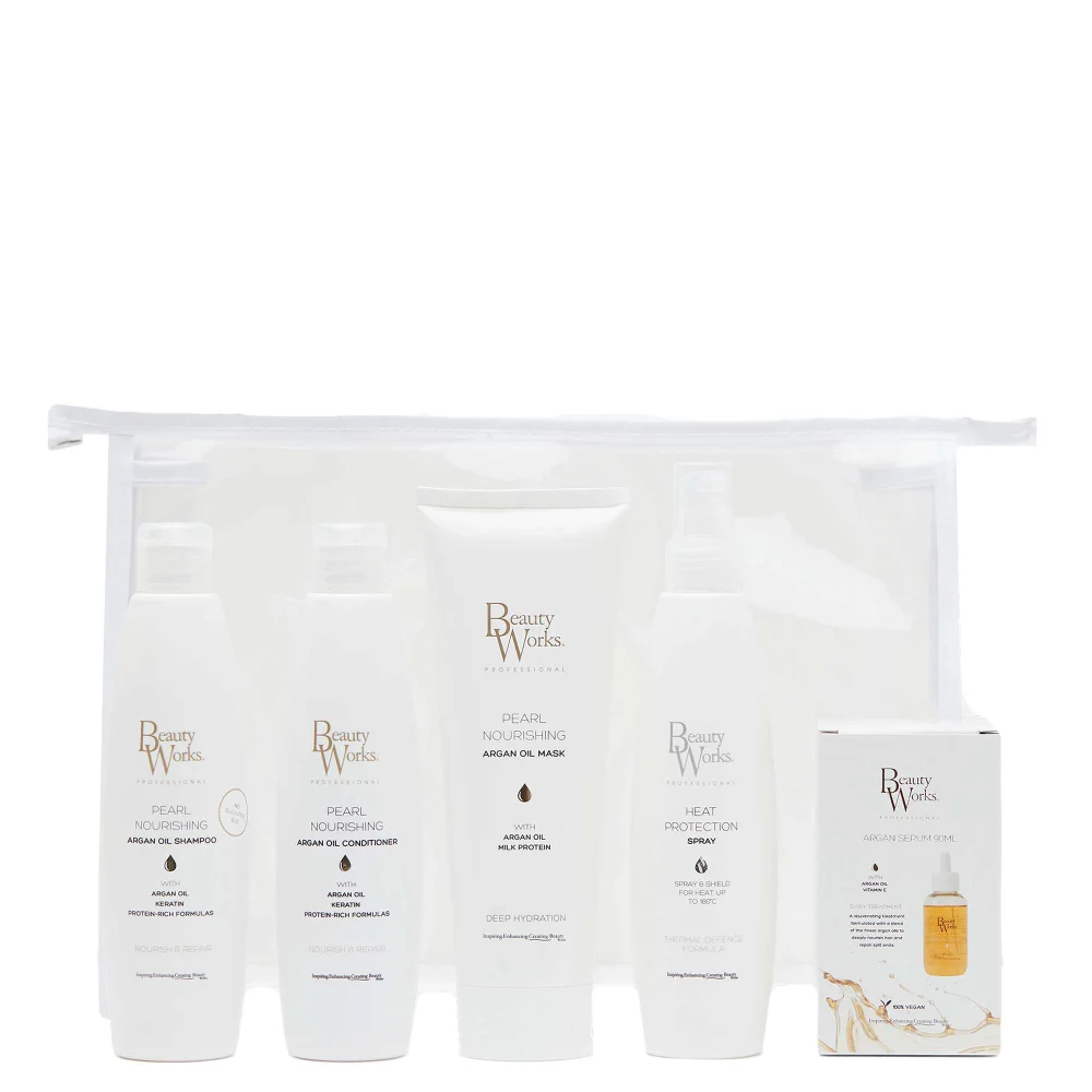 Beauty Works Argan Moisture Repair Sulphate-Free Gift Set 250ml (Worth £62.95) Image 1