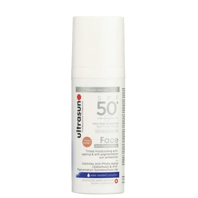 Ultrasun Face  Tinted Anti-Pigmentation Sun Protection Honey SPF50+ 50ml