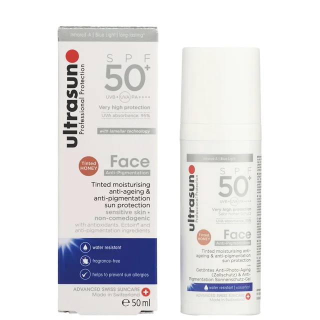 Ultrasun Tinted Anti-Pigmentation Sun Protection Honey SPF50+ 50ml
