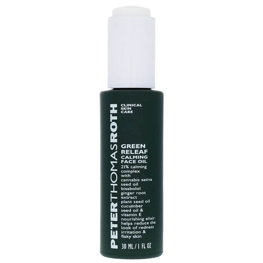 Peter Thomas Roth Green Releaf Calming Face Oil 30ml Image 1