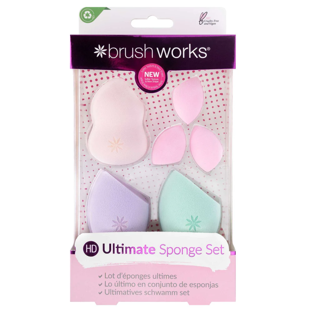 Brushworks Makeup Sponge HD Ultimate Complexion Sponge Set Image 1