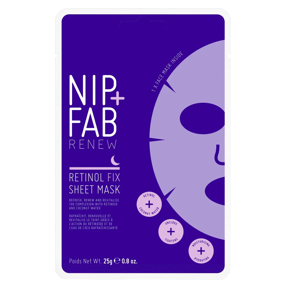 Nip + Fab Retinol Fix Sheet Mask 25ml Image 1