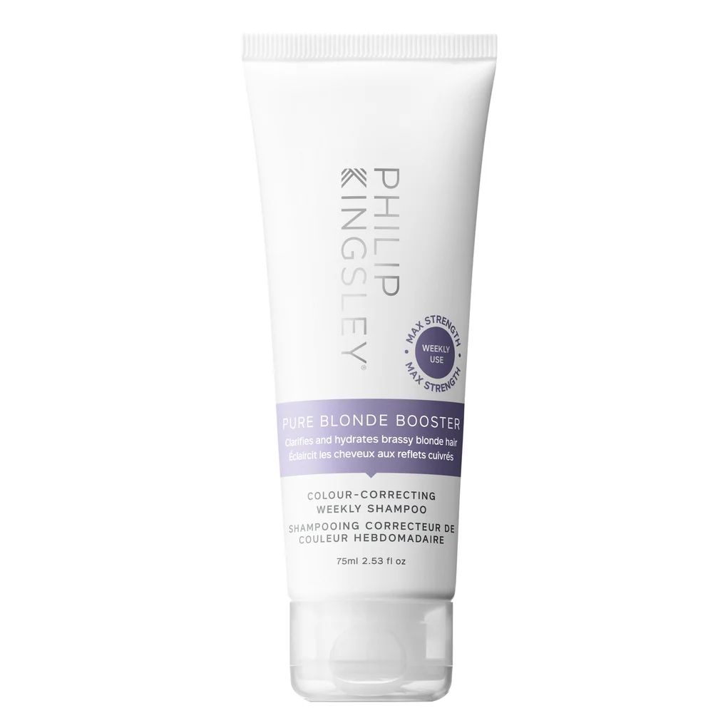 Philip Kingsley Shampoo Pure Blonde Booster Colour-Correcting Weekly 75ml Image 1