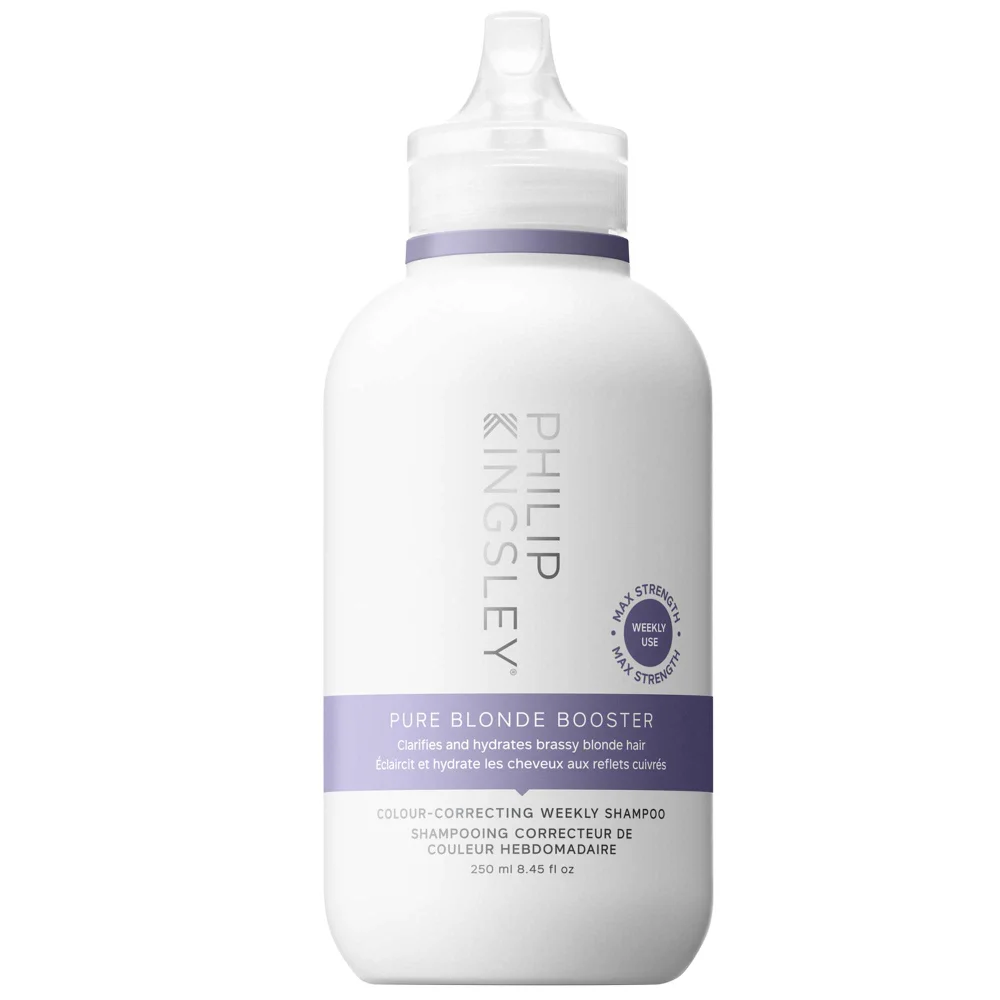Philip Kingsley Shampoo Pure Blonde Booster Colour-Correcting Weekly 250ml Image 1