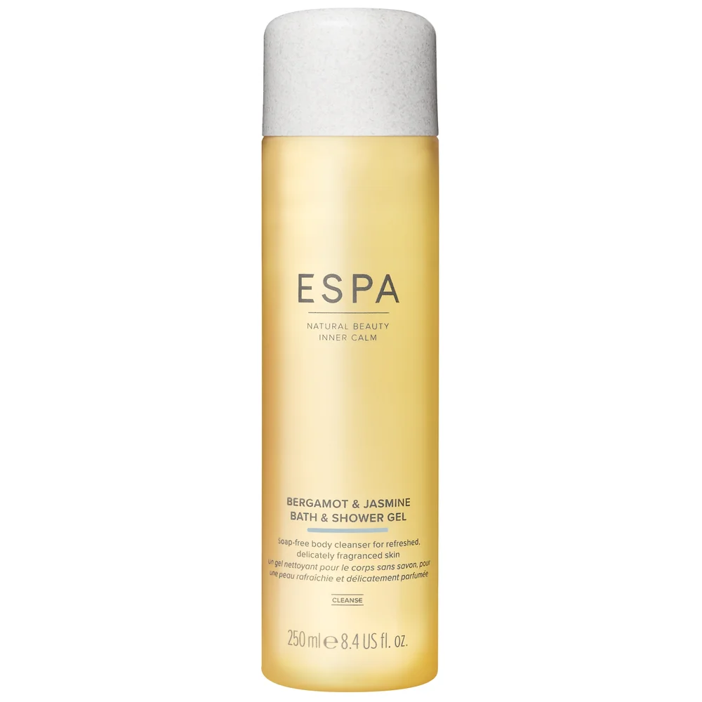 ESPA Natural Body Cleansers Bergamot & Jasmine Bath & Shower Gel 250ml Image 1
