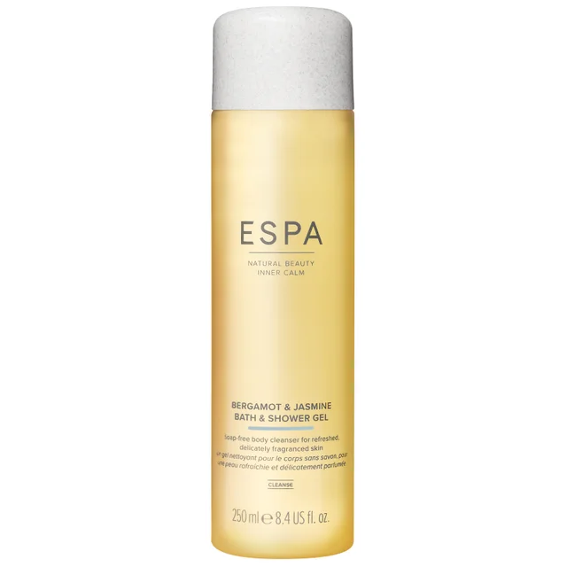 ESPA Natural Body Cleansers Bergamot & Jasmine Bath & Shower Gel 250ml
