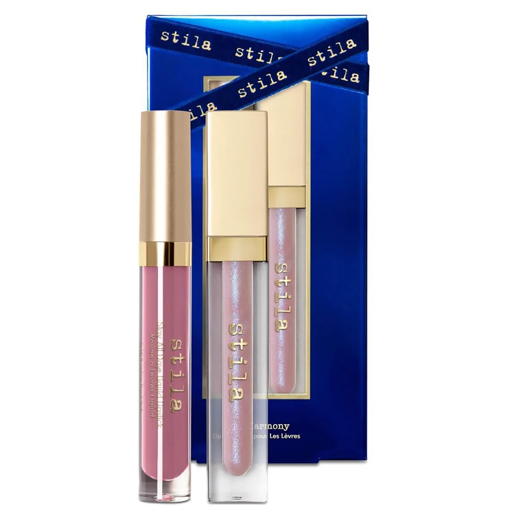 Stila Gifts & Sets Pink Harmony Liquid Lipstick & Lip Gloss Set Image 1