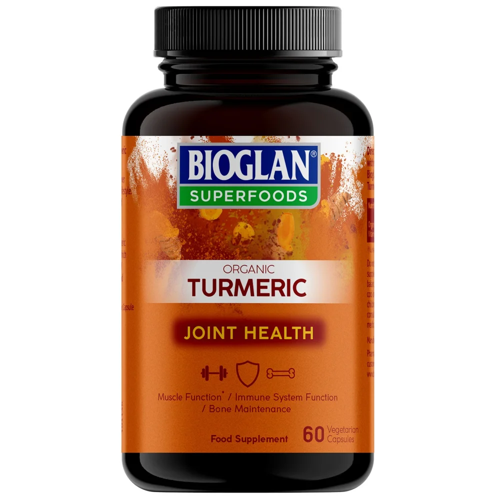 Bioglan Super Foods Organic Turmeric Capsules x 60 Image 1