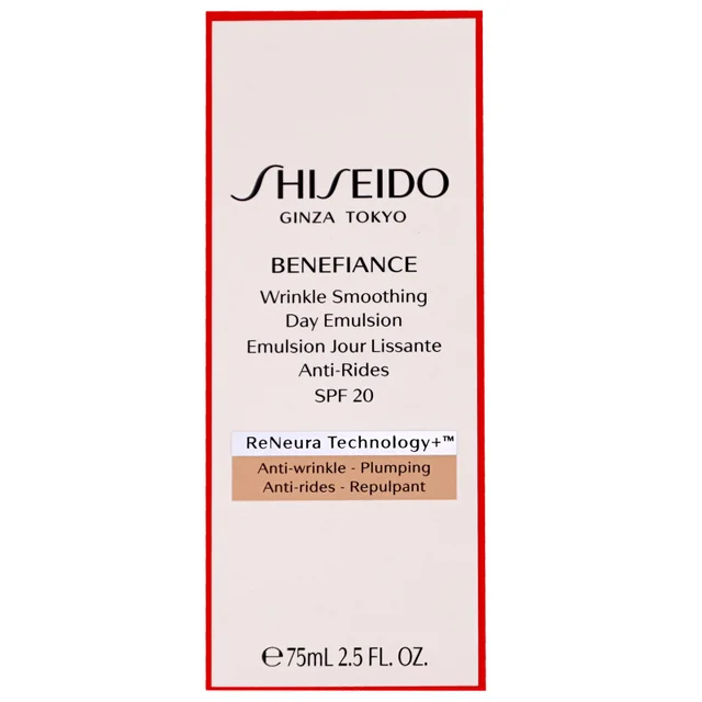 Shiseido Benefiance: Wrinkle Smoothing Day Emulsion SPF20 75ml / 2.5 fl.oz.