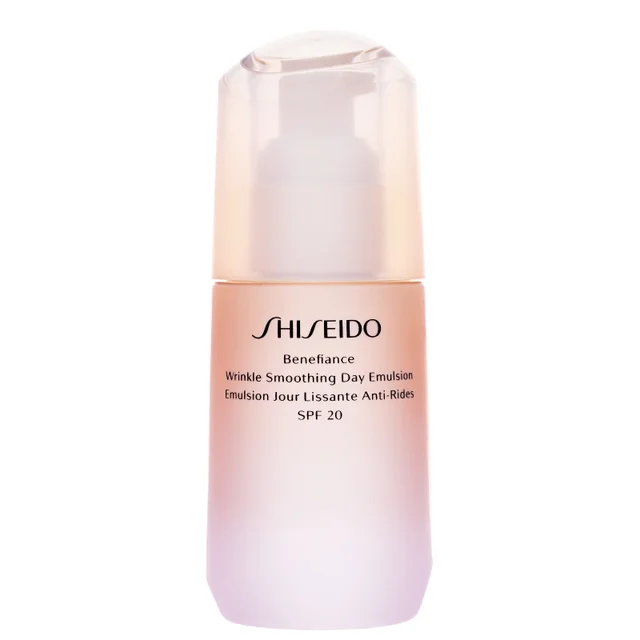 Shiseido Day And Night Creams Benefiance: Wrinkle Smoothing Day Emulsion SPF20 75ml / 2.5 fl.oz.
