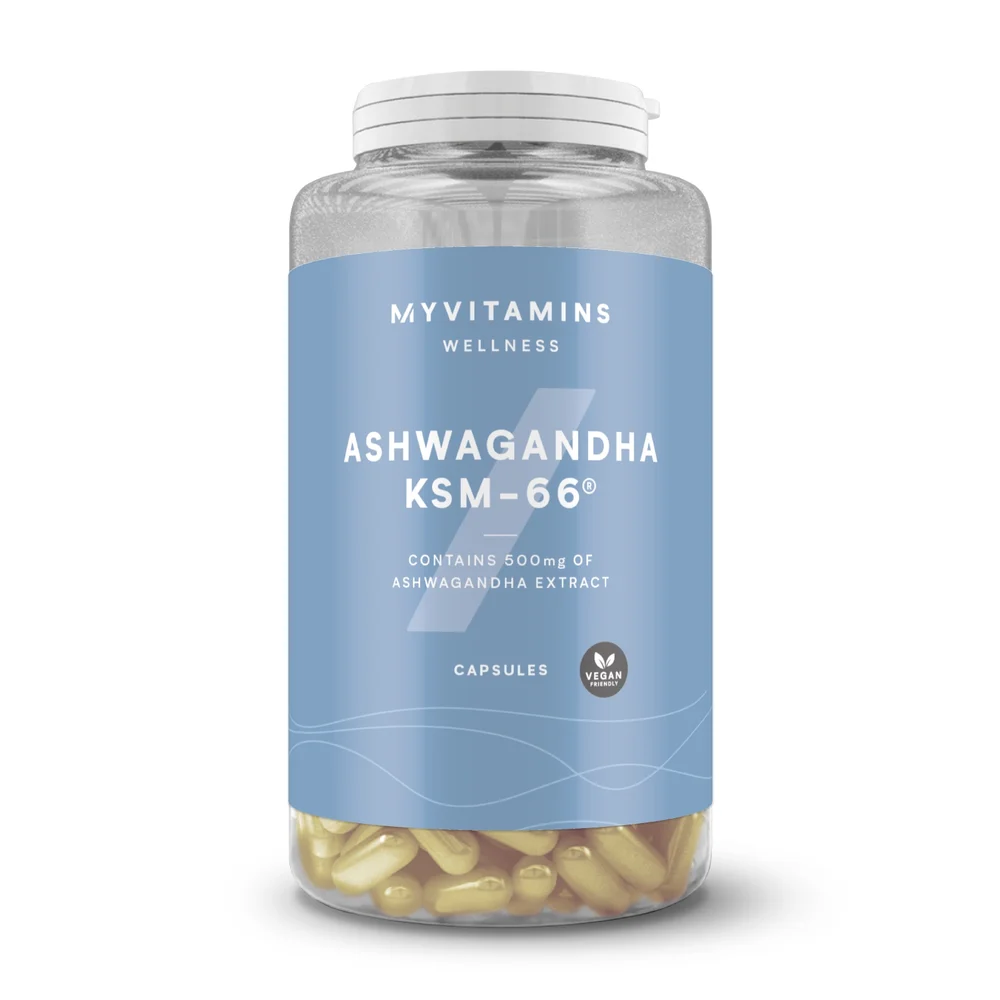 Myvitamins Wellbeing Ashwagandha KSM66 x 90 Capsules Image 1