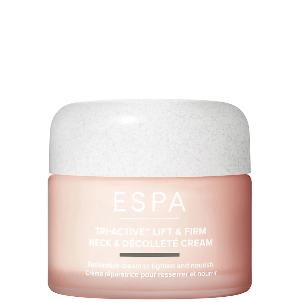 ESPA Face Moisturisers Tri-Active Lift & Firm Neck and Décolleté Cream 55ml Image 1