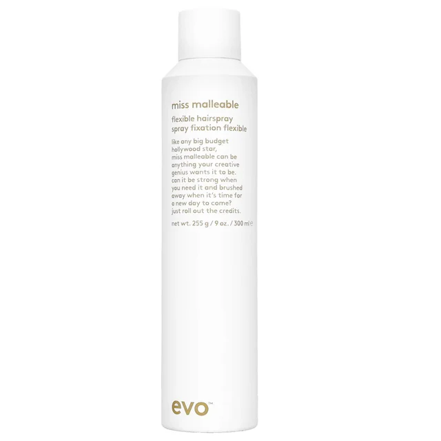 evo Hair Style Miss malleable Flexible Hairspray 300ml