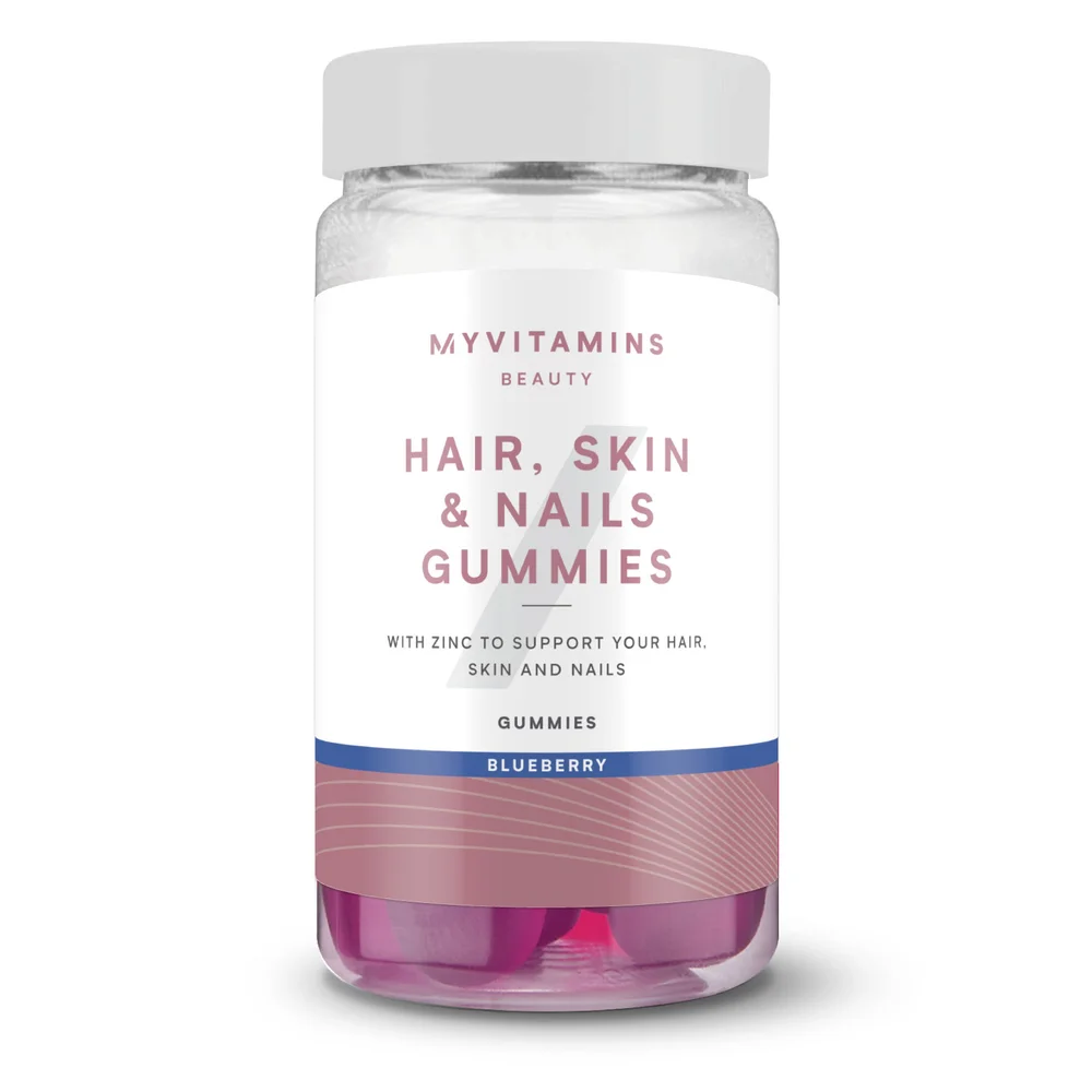 Myvitamins Gummies Hair Skin and Nails Blueberry x 60 Image 1