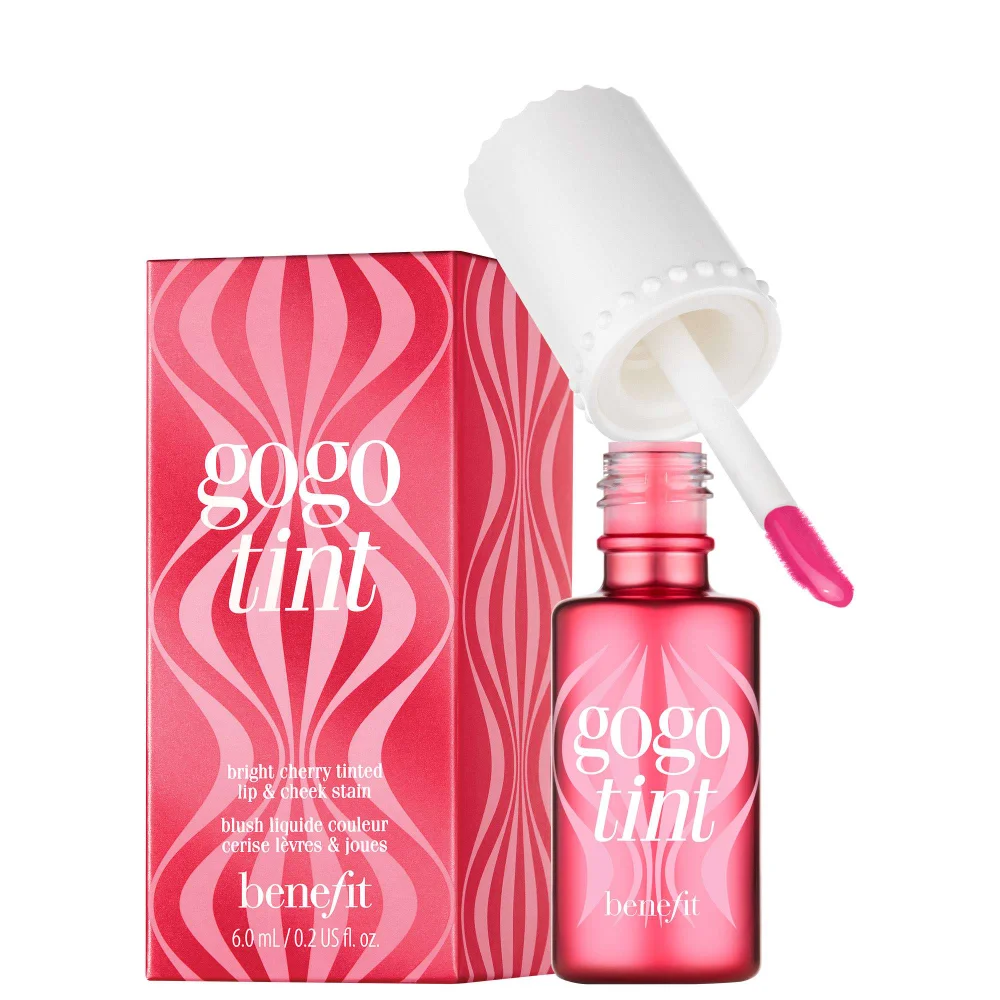 benefit Tinted Lip & Cheek Stain Gogo Tint Bright Cherry 6ml Image 1
