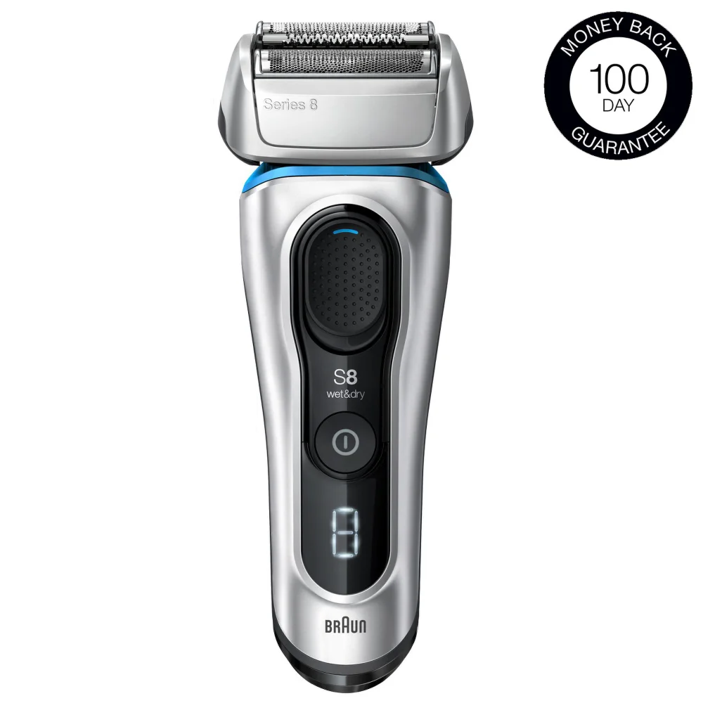 Braun Series Shavers Series 8 8390cc Wet & Dry Electric Shaver with SmartCare Center and Travel Case Image 1