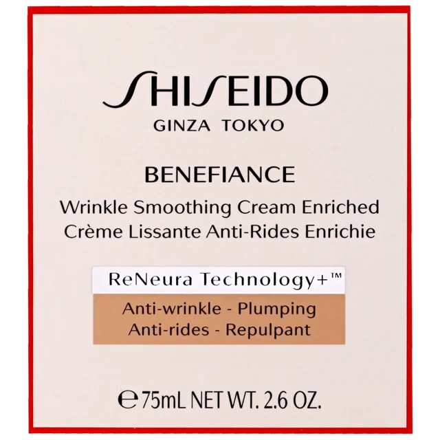 Shiseido Day And Night Creams Benefiance: Wrinkle Smoothing Cream Enriched