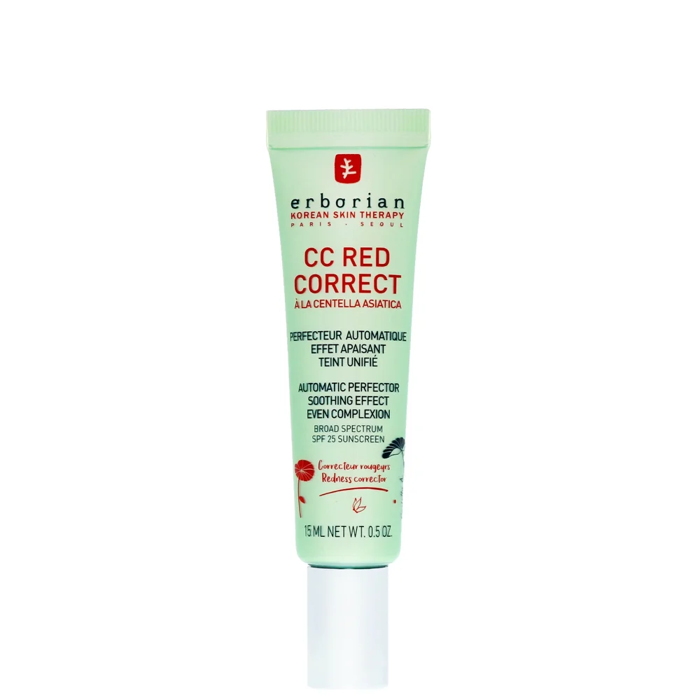 Erborian CC Red Correct SPF25 Automatic Perfector Soothing Effect Even Complexion 15ml Image 1