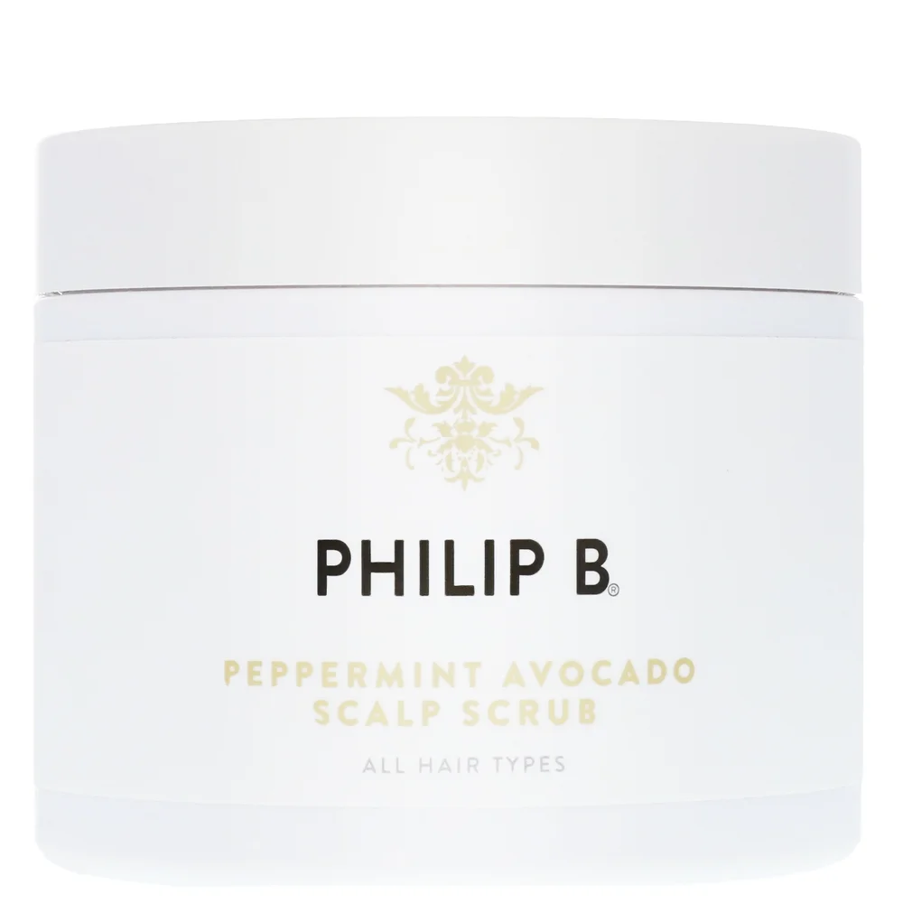 PHILIP B. Treatments + Masques Peppermint Avocado Scalp Scrub 236ml Image 1