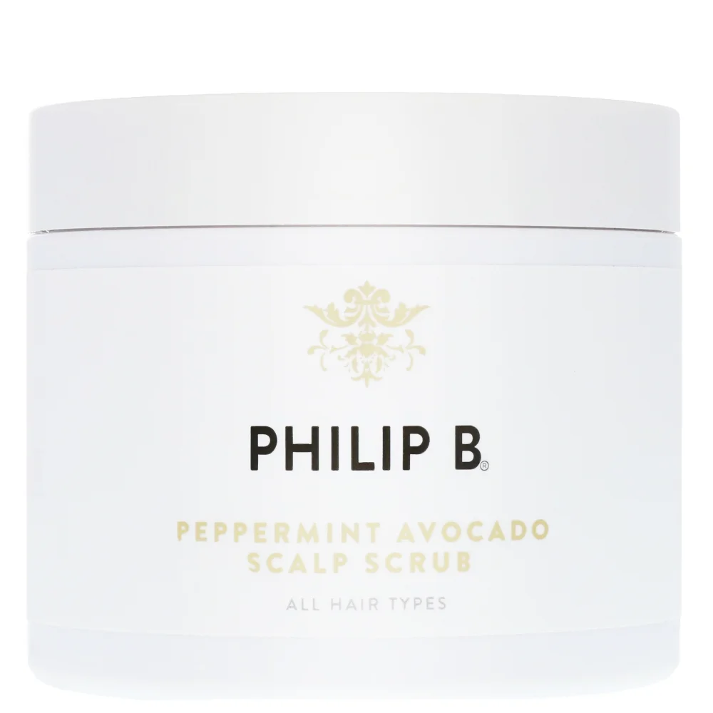 PHILIP B. Treatments + Masques Peppermint Avocado Scalp Scrub 236ml Image 1