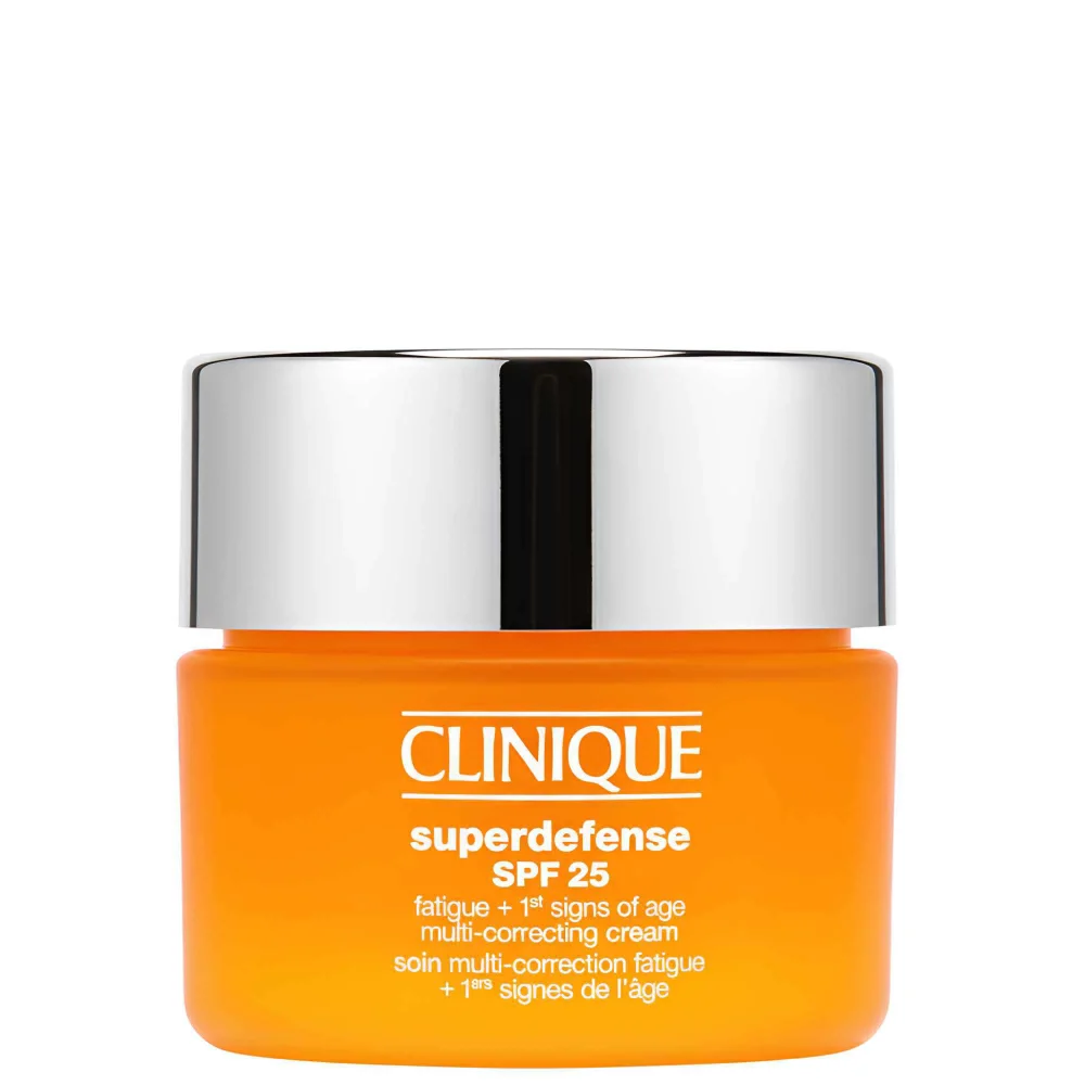 Clinique Superdefense Fatigue + 1st Signs of Age Multi-Correcting Cream for Very Dry to Dry Combination Skin SPF25 30ml Image 1