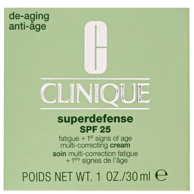 Clinique Superdefense Fatigue + 1st Signs of Age Multi-Correcting Cream for Very Dry to Dry Combination Skin SPF25 30ml
