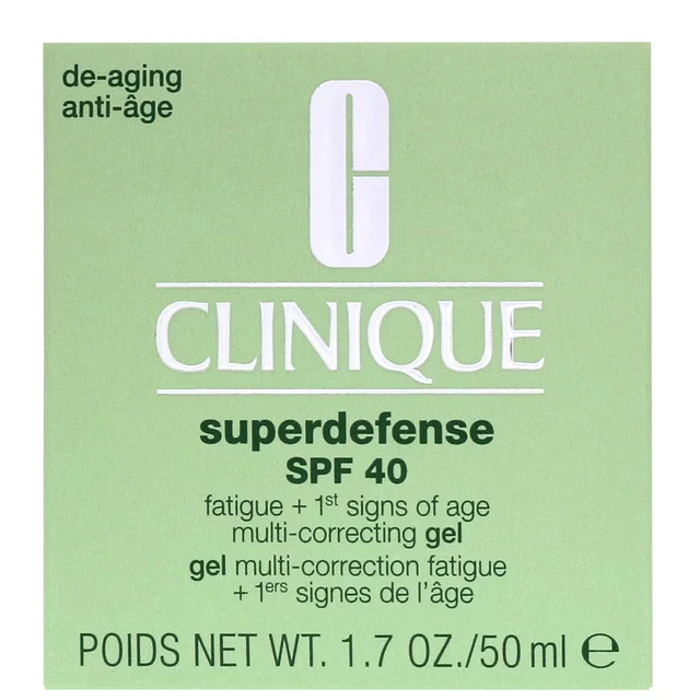 Clinique Superdefense Fatigue + 1st Signs of Age Multi-Correcting Gel SPF40 50ml